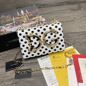 Top Quality Top Quality Girls CrossBody Bag With Polka Dots White For Women 8.3in/21cm Top Quality