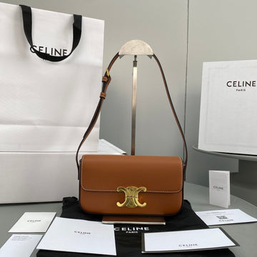 Top Quality Triomphe Shoulder Bag Brown For Women 8in/20cm 194143BFN.04LU