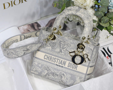 Top Quality MeTop Qualityum Lady D-Lite Bag Grey, For Women, WomenÂs Handbags 24cm/9.5in CD