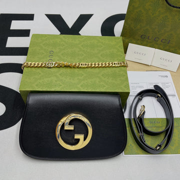 gg Blondie Shoulder Bag Black For Women, Women’s Bags 11in/28cm ggâ 699268 UXX0G 1000