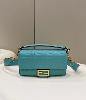 FI Baguette Teal For Women, Handbags, Shoulder And Crossbody Bags 10.6in/27cm FF 8BR600