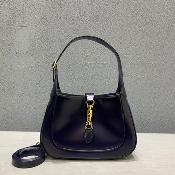 gg Jackie 1961 Small Shoulder Bag Black For Women 10.8in/27cm gg â636709 10O0G 1000
