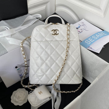 CHLRucksack Backpack White Bag For Women 21cm/8in