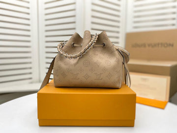 Top Quality Bella Bucket Bag Mahina Galet Grey For Women, WomenÂs Handbags, Shoulder And Crossbody Bags 7.5in/22cm Top Quality M57201