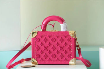 Top Quality Valisette Tresor Monogram Empreinte Pink For Women, WomenÂs Bags, Shoulder And Crossbody Bags 9.4in/24cm Top Quality