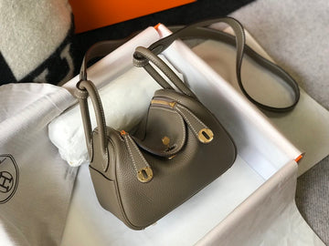 Top Quality Lindy Mini Bag Brown With Gold Hardware For Women, WomenÃ¢ÂÂs Handbags, Shoulder And Crossbody Bags 7.5in/19cm