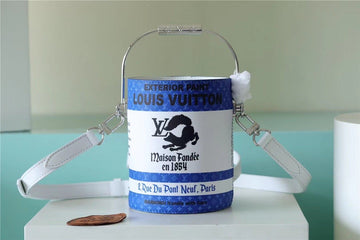 Top Quality Paint Can Coated Canvas By Virgil AblohÂs Lagoon For Women, WomenÂs Bags, Shoulder And Crossbody Bags 6.7in/17cm Top Quality M81597