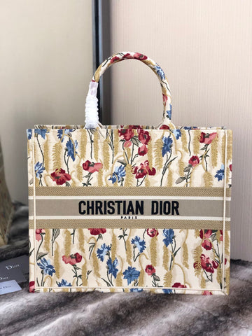 Top Quality Large Book Tote White Multicolor, For Women, WomenÂs Handbags 16.5in/42cm CD