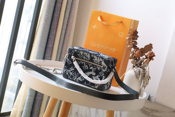 Top Quality Mini Soft Trunk Monogram Tapestry Canvas By Virgil Abloh For Women, WoBags, Shoulder And Crossbody Bags 7.3in/18.5cm Top Quality M80033
