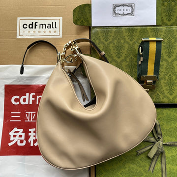 gg Atache Large Shoulder Bag Beige For Women, Women’s Bags 13.8in/35cm gg ââ