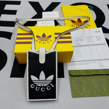 gg x Adidas Phone Case Black For Women, Women’s Bags 7.3in/18cm ggâ