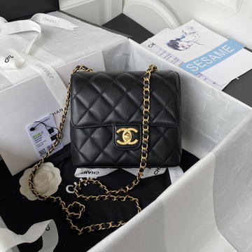 CHLMini Flap Bag Black For Women, Women’s Bags 6.7in/17cm