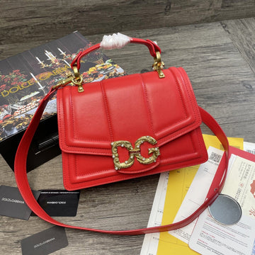 Top Quality Top Quality Girls Bag In Quilted Nappa Red For Women 10.6in/27cm Top Quality