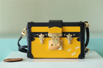 Top Quality Petite Malle Epi Yellow For Women,  Shoulder And Crossbody Bags 7.9in/20cm Top QualityÂ 