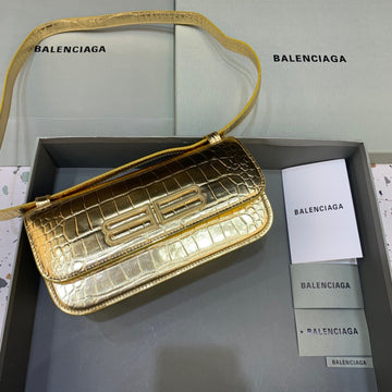 Top Quality Gossip Small Shoulder Bag Gold, For Women,  Bags 9.1in/23cm