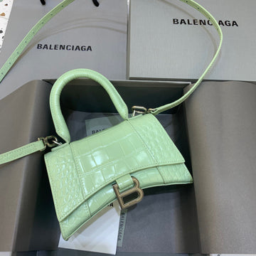 Top Quality Hourglass XS Handbag In Light Green, For Women,  Bags 7.4in/19cm