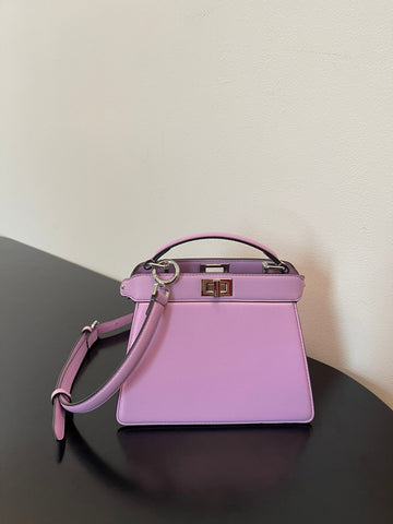 Top QualityTop Quality Peekaboo ISeeU Petite Light Purple Small Bag For Woman 20cm/8in