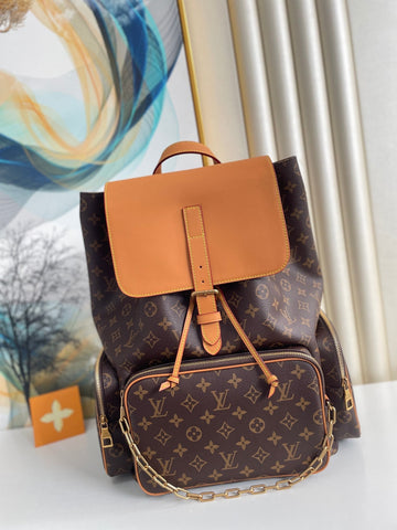 Top Quality Trio Backpack Monogram Canvas By Virgil Abloh For Men, Bags 44cm Top Quality M44658