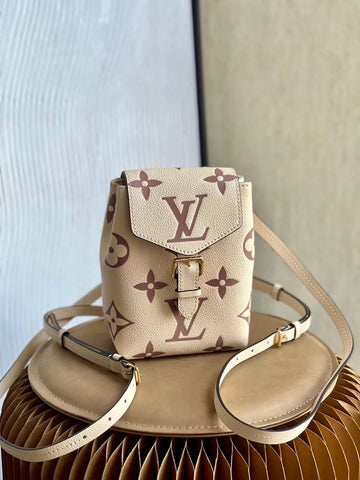 Top Quality Tiny Backpack Monogram Empreinte Cream For Women, WoBags 19cm Top Quality M80738