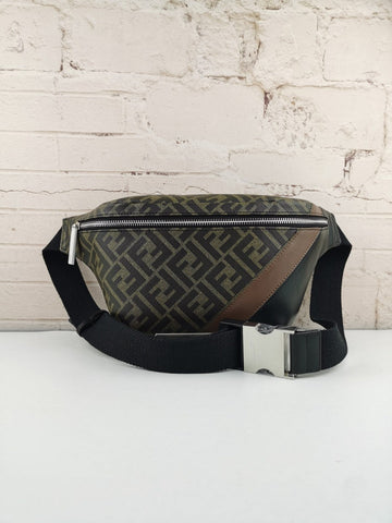 FI Belt Bag Khaki/Brown For Men, Men’s Bags 18.1in/46cm 7VA434