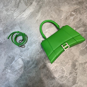 Top Quality Hourglass Small Handbag In Green, For Women,  Bags 9in/23cm