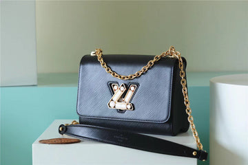 Top Quality Twist MM Epi Black For Women,  Shoulder And Crossbody Bags 9.1in/23cm Top Quality