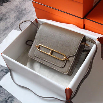 Top Quality Evercolor Sac Roulis 23 Grey Galet For Women, Handbags, Shoulder Bags 9in/23cm