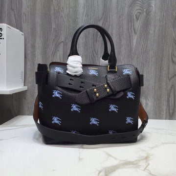 Top Quality The Small Equestrian Knight Top Handle Belt Bag Black For Women, Bags 14in/36cm