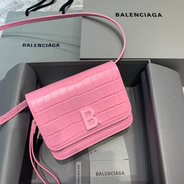 Top Quality Bolso Bandolera B In Pink, For Women,  Bags 7in/18cm