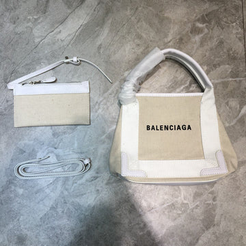 Top Quality Navy XS Tote Bag In White, For Women,  Bags 12.6in/32cm