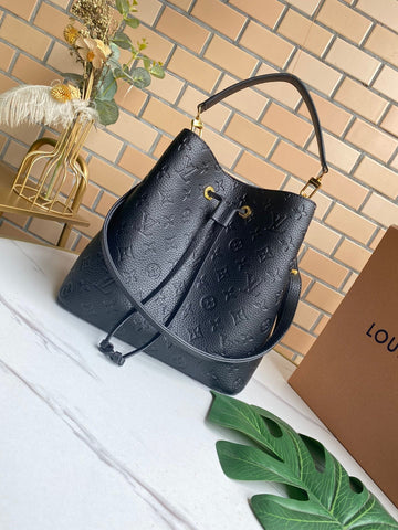 Top Quality NeoNoe MM Bucket Bag Monogram Empreinte Black For Women, WomenÂs Handbags, Shoulder Bags 10.2in/26cm Top Quality M45256