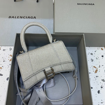 Top Quality Hourglass XS Handbag In Grey, For Women,  Bags 7.4in/19cm 5928332102G1501