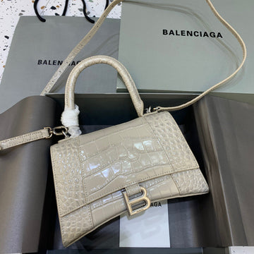 Top Quality Hourglass Small Handbag In Beige, For Women,  Bags 9in/23cm