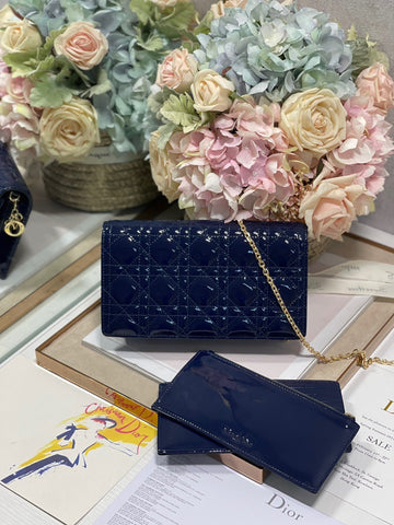 Top Quality Lady Pouch Navy, For Women, WomenÂs Handbags 8.5in/21.5cm CD