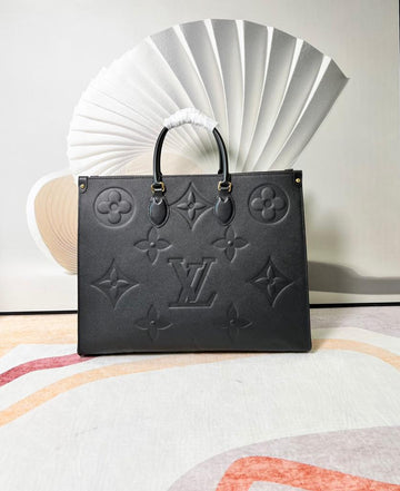 Top Quality Onthego GM Monogram Empreinte Tote Bag Black For Women 41cm Top Quality M44925