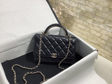 CHLHand-Held Oblique Cross Bag Black For Women Bags 6.7in/19cm