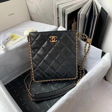 CHLSmall Shopping Bag Black For Women, Women’s Bags 9in/23cm AS3470 B08850 94305