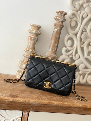 CHL Classic Top Qualityamond Top Qualityap Bag Black For Women Bags 9.1in/23cm
