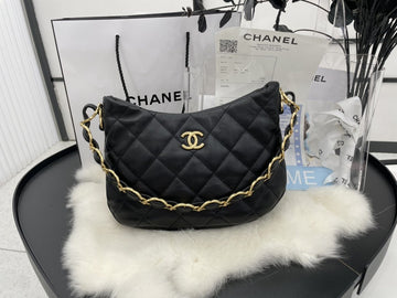 CHLHobo Handbag Black For Women Bags 9.4in/24cm AS3562 B09178 94305