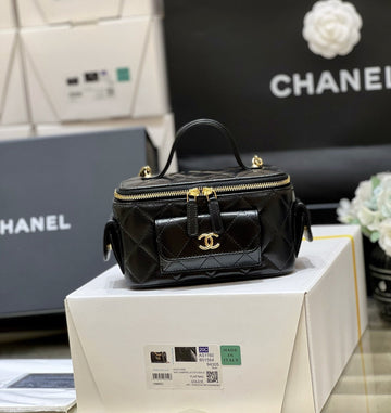 CHLVanity Bag With Strap Black For Women, Women’s Bags 6in/17cm AP3017 B09208 94305