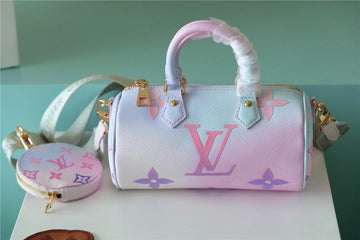 Top Quality Papillon BB Bag Classic Monogram For Women 20cm Sunrise Pastel Top Quality M46078