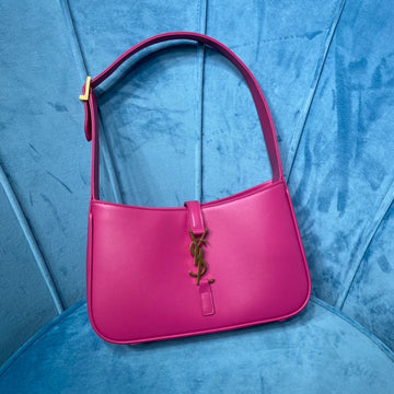YSSL Le 5 Ã 7 Hobo Bag In Smooth Pink For Women 9in/23cm YSL 6572282R20W5623