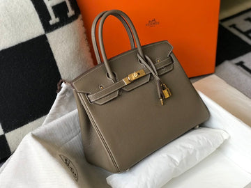 Top Quality Birkin Etoupe Gold Hardware Bag For Women, Handbags, Shoulder Bags 30cm/12in