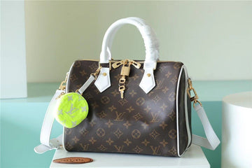 Top Quality Speedy BandouliÃ¨re Bag 25 Classic Monogram Canvas For Women Brown 9.8in/25cm Top Quality M20754