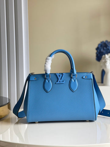 Top Quality Grenelle Tote PM Epi Blue For Women, WomenÂs Handbags, Shoulder And Crossbody Bags 10.6in/27cm Top Quality