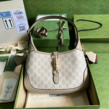 gg Jackie 1961 Small gg Shoulder Bag Beige For Women, Women’s Bags 11in/28cm gg â678843 UULAG 9682