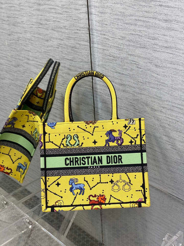 Top Quality Small Book Tote Yellow, For Women, WomenÂs Handbags 26.5cm/10.5in CD M1265ZRTY_M930
