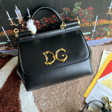 Top Quality Medium Top Quality Handbag In Dauphine Black For Women 10.2in/26cm Top Quality