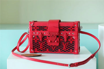 Top Quality Petite Malle Monogram Red For Women, WomenÂs Handbags, Shoulder And Crossbody Bags 7.9in/20cm Top QualityÂ 