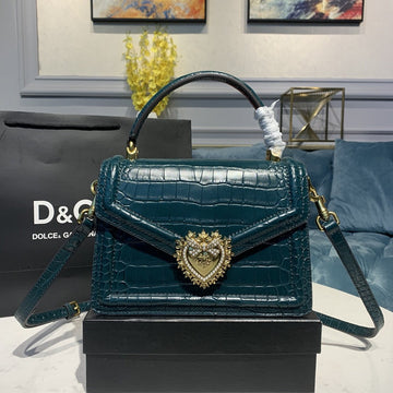 Top Quality Medium Devotion Bag Blue For Women 9.5in/24cm